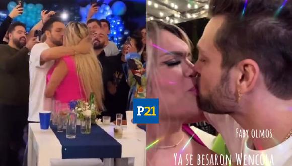 Nicola Porcella y Wendy Guevara se dieron su primer beso fuera de 'La Casa de los Famosos México'. (Foto: TikTok)