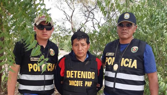 Hilario Cruz Crisanto fue detenido por agentes de la Policía en Piura. (Foto: PNP)