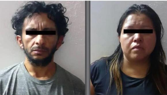 Fiscalía dispuso el internamiento de la pareja en centro de reclusión. (Fiscalía del Estado de México)