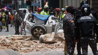 Un peruano falleció tras el fuerte sismo que golpeó a Ecuador