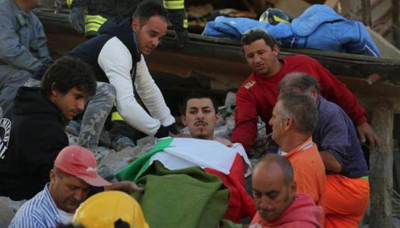 Consulado pide ayuda para identificar a peruano rescatado de los escombros tras terremoto en Italia. (Facebook Consulado del Perú en Roma)
