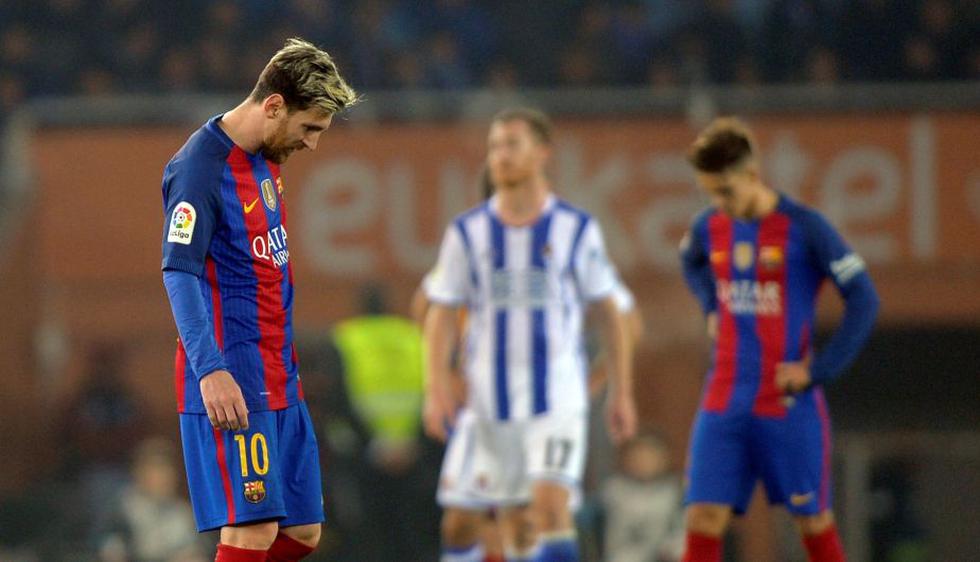 Barcelona empató 1-1 con la Real Sociedad por la Liga española. (Reuters)