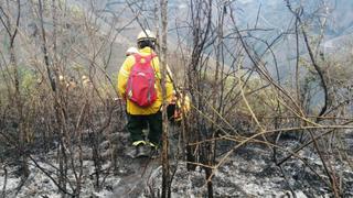 Kuélap: equipos de Cusco y Lambayeque continúan trabajos para controlar incendio