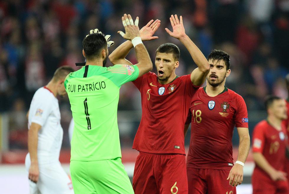 Portugal, sin Cristiano Ronaldo, venció 3-2 a Polonia por la Liga de Naciones de la UEFA. (Reuters)