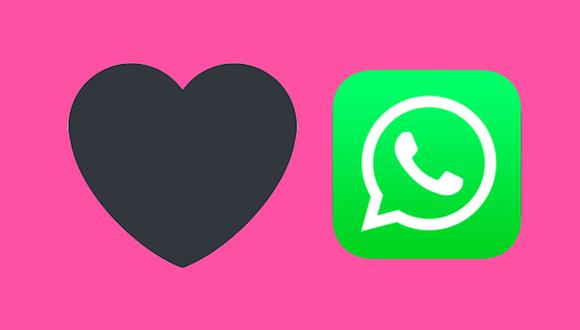 ¿Qué es realmente el corazón negro de WhatsApp? Aquí te explicamos cuándo debes usarlo. (Foto: Emojipedia)