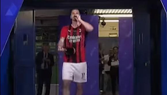 Ibrahimovic jugó 23 partidos y anotó 8 goles en la Serie A 2021-22. (Captura: Milan TV)