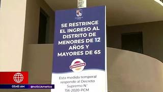 Autoridades piden retirar carteles que restringen ingreso de niños a La Punta