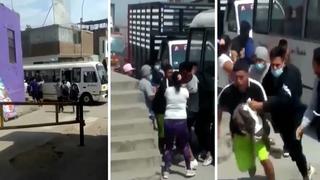 Lurín: Delincuentes en manada asaltan a joven en bus de transporte público