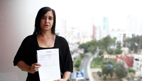 Silvana Castagnola cuenta que se acercó sola a denunciar ante la Fiscalía porque la comisaría de La Victoria no elevó la acusación. (GEC)