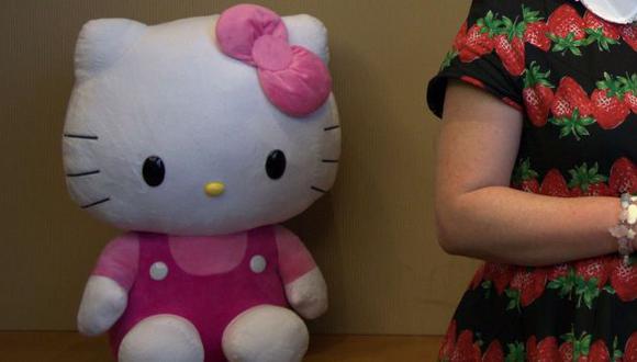 Hello Kitty vive en las afueras de Londres. (AFP)