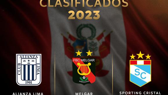 Alianza Lima, Melgar y Sporting Cristal serán parte del sorteo de la fase de grupos de la Libertadores 2023 (Foto: Conmebol)