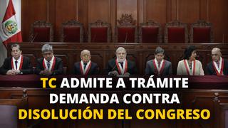 Conferencia TC admite a trámite la demanda competencial contra disolución del congreso [VIDEO]