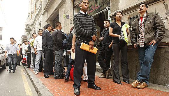 El indicador de desempleo en Lima sirve como referencia a nivel nacional. (USI)