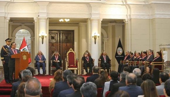 El presidente del Poder Judicial, Víctor Prado, aseguró que están tomando medidas para atender la crisis en este poder del Estado. (Foto: Twitter)