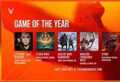 Conoce a los nominados para mejor videojuego del año en los The Game Awards 2022 [VIDEO]