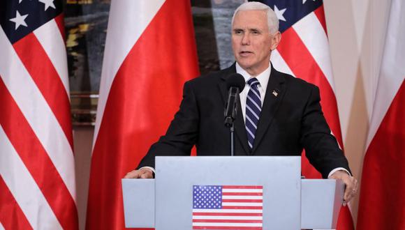 Pence pidió a los aliados de EE.UU. que sigan su "ejemplo" y abandonen el acuerdo nuclear con Irán alcanzado en 2015. (Foto: EFE)