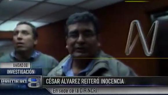 César Álvarez se declaró inocente y se encomendó a Dios. (Canal N)