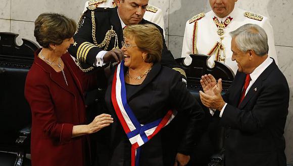 Chile: Michelle Bachelet asumió como nueva presidenta del país vecino. (Captura de TV)