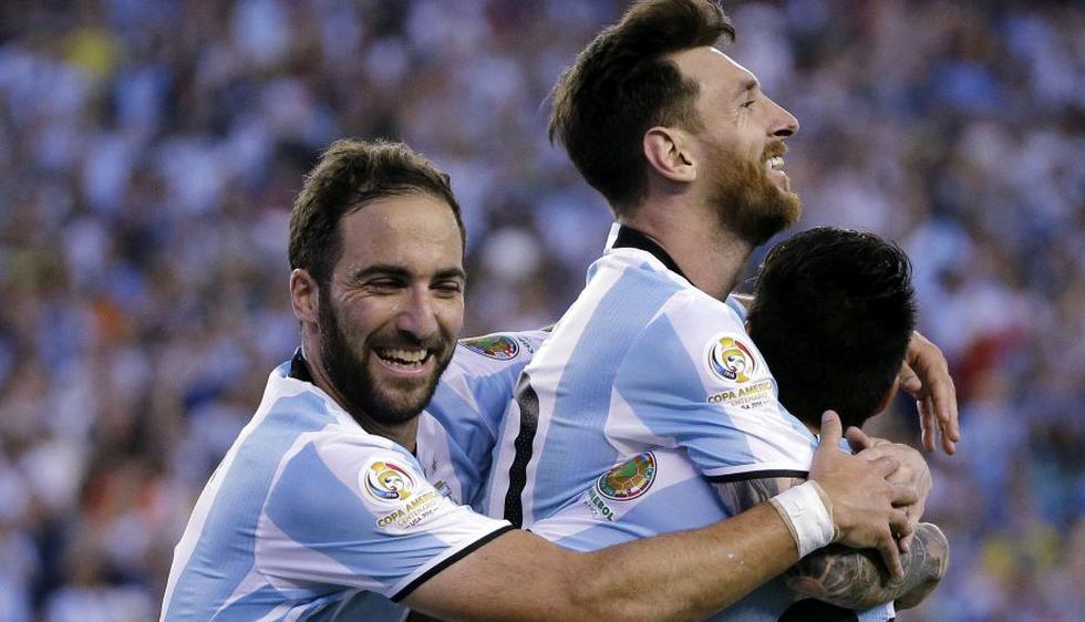Argentina venció 4-1 a Venezuela de la mano de Messi y pasó a la semifinal de la Copa América Centenario. (AFP)