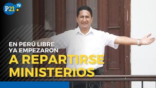 Perú Libre ya se reparten algunos ministerios