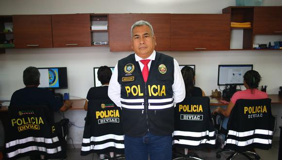Coronel Jorge Manuel Gonzales Quispe, nuevo jefe de la Diviac. (Foto: Hugo Curotto)