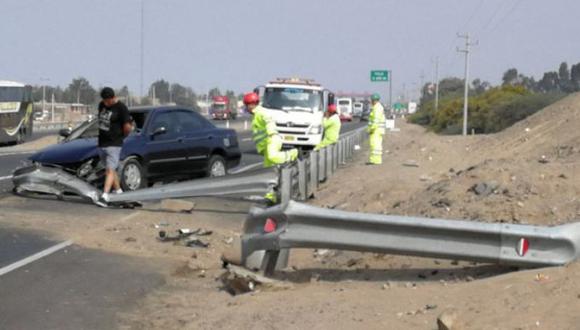 Trágico accidente en la Panamericana Norte. (Foto: Miguel Romero/RPP)