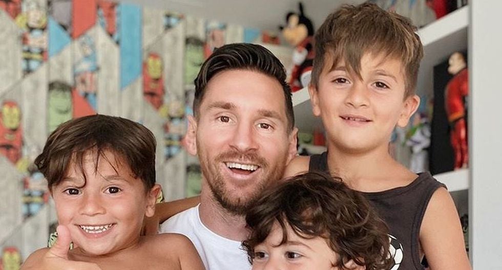 Fútbol Internacional: Instagram: Lionel Messi y la imagen con sus hijos