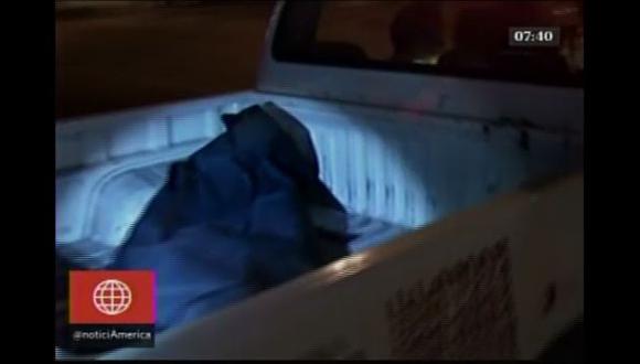 Restos de la víctima fueron llevados a la Morgue de Lima. (América TV)