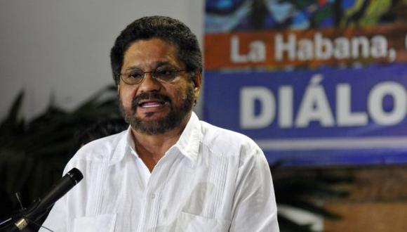 Iván Márquez, uno de los líderes de las FARC, leyó un comunicado este domingo. (EFE)