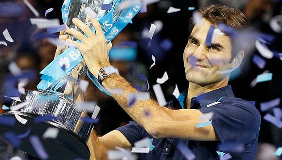 Federer sumó su trofeo número 70 en su destacada trayectoria. (AP)