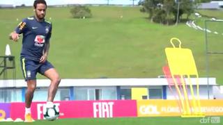 Neymar se reintegra a los entrenamientos de Brasil [VIDEO]