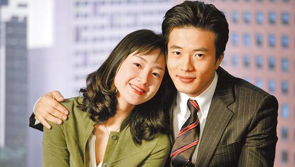 El exitoso dorama de la SBS estrenado en 2003, “Escalera al cielo”, fue protagonizado por Choi Ji Woo y Kwon Sang Woo (Foto: SBS)