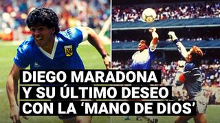 Diego Maradona y el sueño de hacerle otro gol con la mano a los ingleses