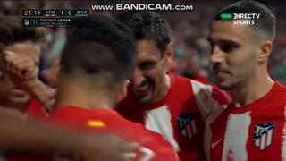 Thomas Lemar abrió el marcador del Atlético de Madrid vs. Barcelona por LaLiga [VIDEO]