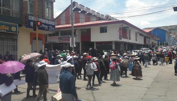 El Fudepp se infiltró en protesta en Puno.