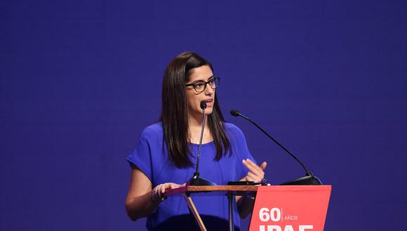 La ministra de Economía, María Antonieta Alva, se presentó en la última fecha del CADE 2019.