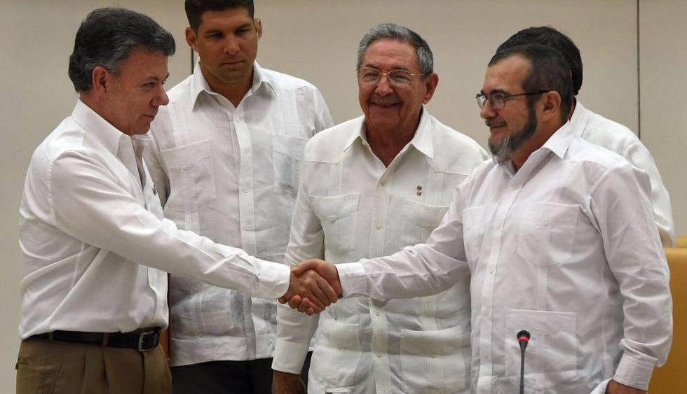 Colombia: La paz será firmada con las FARC, a más tardar, en 6 meses. (AFP)
