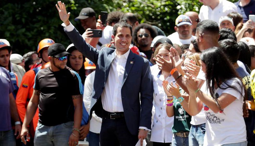 Juan Guaidó anunció que el próximo 23 de febrero ingresará la ayuda humanitaria. (Foto: EFE)