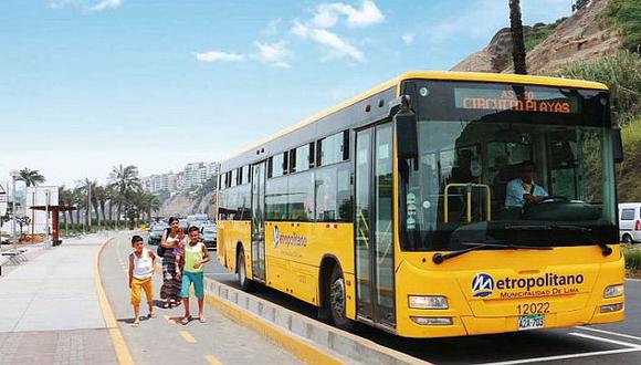 Protransporte pondrá en funcionamiento buses del Metropolitano hacia playas de Barranco y Chorrillos. (Difusión)