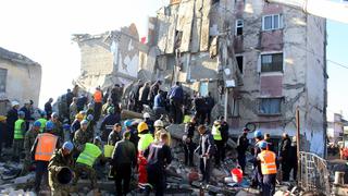 Se elevan a 40 los muertos en el terremoto registrado Albania 