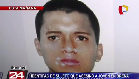 Policía difundió identifac del asesino de joven que defendió a su pareja en Breña. (24 Horas)