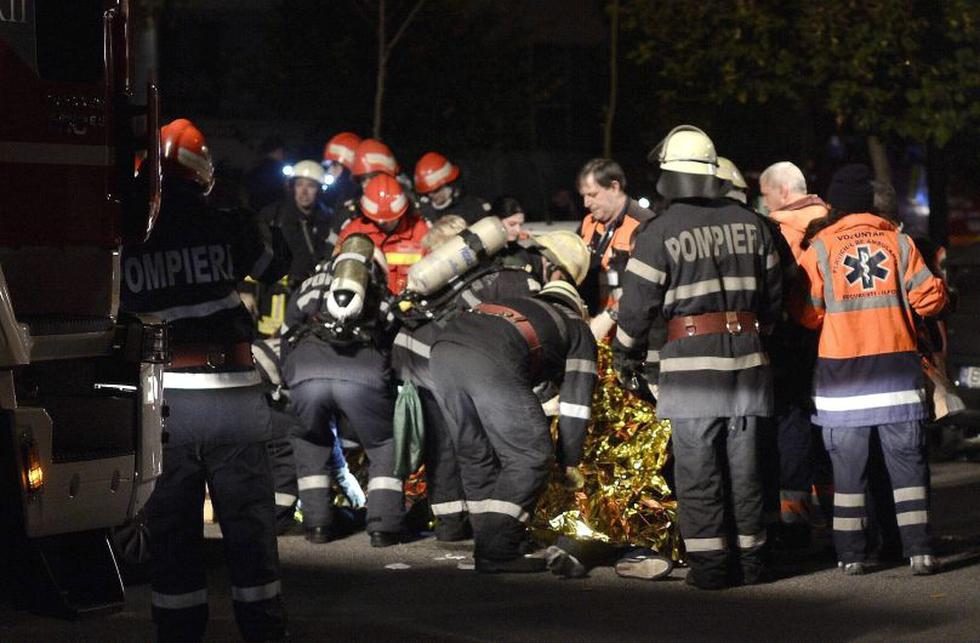 Rumania: Incendio en discoteca en Bucarest dejó 27 muertos y 180 heridos. (EFE)