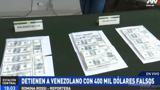 El Agustino: capturan a extranjero con 400 mil dólares falsificados en interior de mototaxi