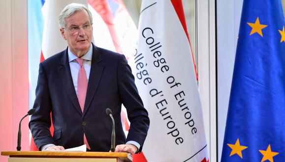 Barnier afirmó que “la UE podrá arreglarse” pese a las dificultades de una salida caótica, aunque advirtió que “no todo será fácil”. (Foto: EFE)