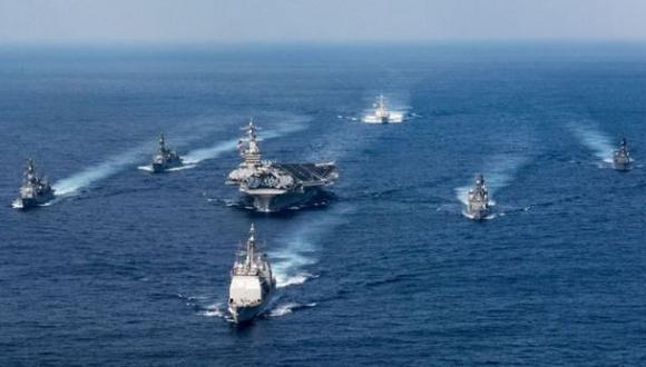 Donald Trump: Confusión entre el mandatario y su Marina de Guerra pudo ser aprovechado por Corea del Norte. (AFP)