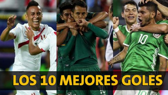 Copa América Centenario: Estos son los 10 mejores goles de la fase de grupos.