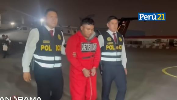 El hombre llegó a Lima en un vuelo de la Dirección de Aviación Policial (Diravpol). (Foto: Difusión).