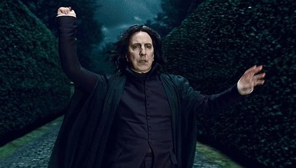 Alan Rickman, el profesor Snape en 'Harry Potter', murió a los 69 años. (AP)