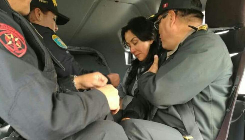 Nadine Heredia fue trasladada al penal Anexo de Mujeres de Chorrillos. (Andina)