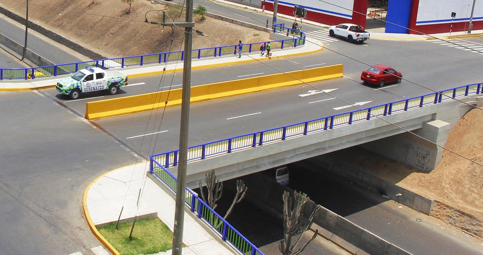 San Luis: Puente Manuel Echeandía busca agilizar el tráfico con cuatro carriles. (Municipalidad de San Luis)